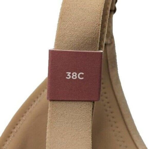 Lane Bryant Cacique Bra 38C Cafe Multi-Way Strapless Bare Solution w/ Straps - Picture 6 of 10